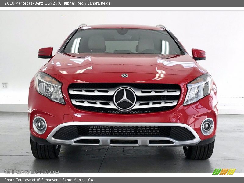 Jupiter Red / Sahara Beige 2018 Mercedes-Benz GLA 250