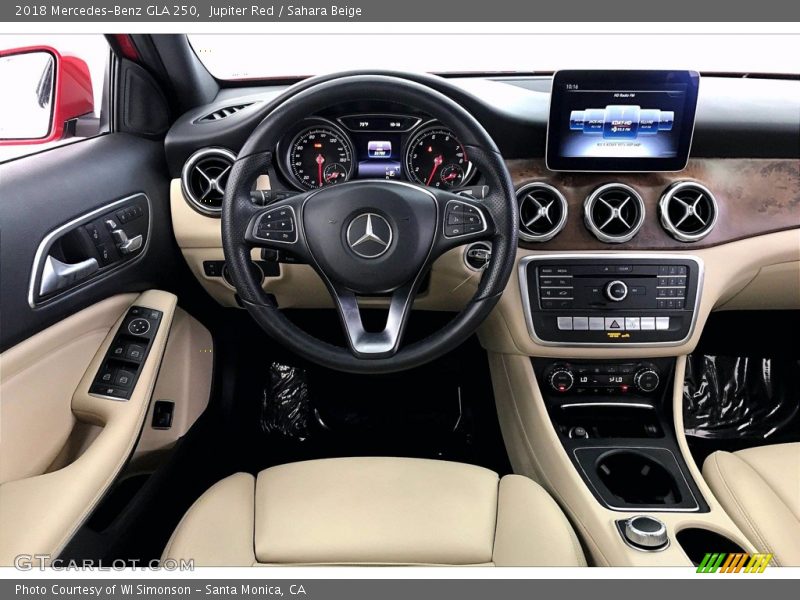 Jupiter Red / Sahara Beige 2018 Mercedes-Benz GLA 250