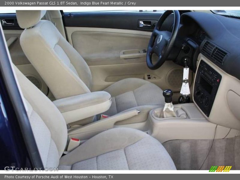 Indigo Blue Pearl Metallic / Grey 2000 Volkswagen Passat GLS 1.8T Sedan