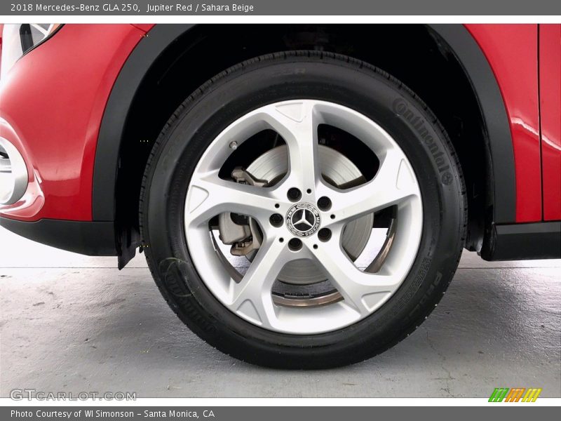 Jupiter Red / Sahara Beige 2018 Mercedes-Benz GLA 250
