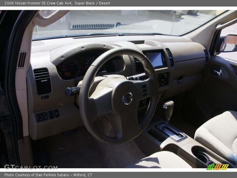 Super Black / Desert 2006 Nissan Frontier SE Crew Cab 4x4