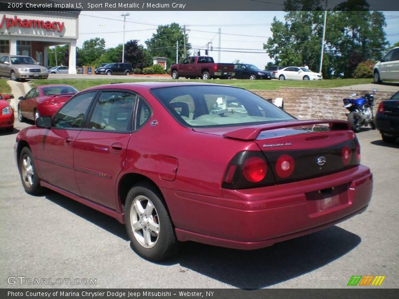 Sport Red Metallic / Medium Gray 2005 Chevrolet Impala LS