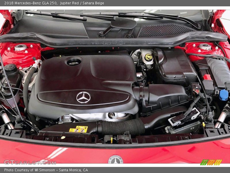 Jupiter Red / Sahara Beige 2018 Mercedes-Benz GLA 250