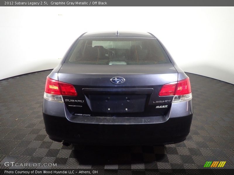 Graphite Gray Metallic / Off Black 2012 Subaru Legacy 2.5i
