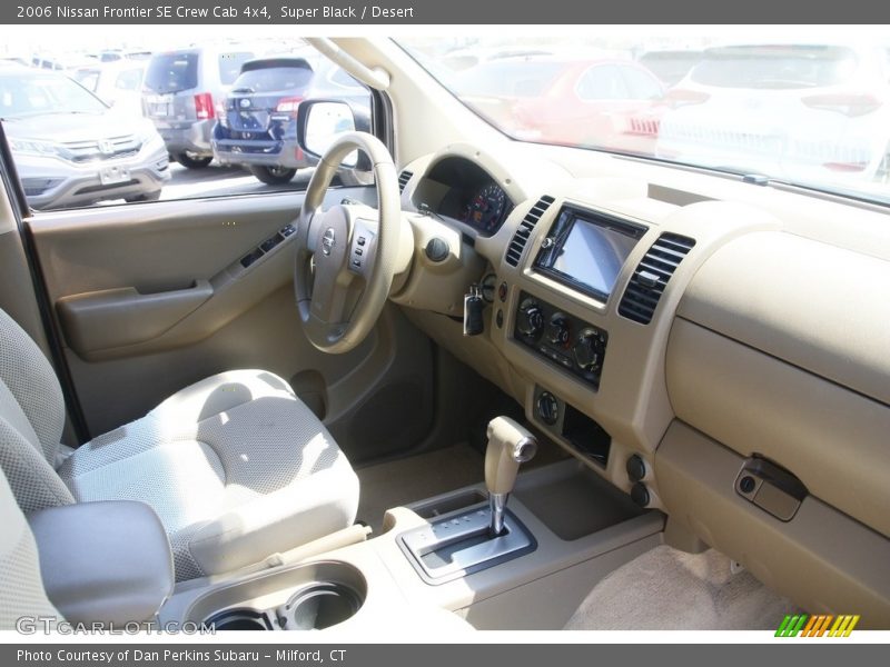 Super Black / Desert 2006 Nissan Frontier SE Crew Cab 4x4
