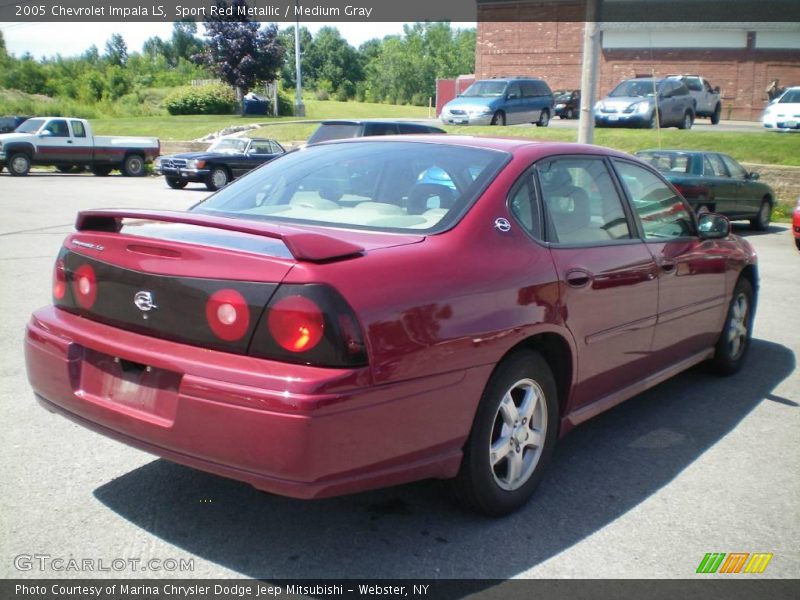 Sport Red Metallic / Medium Gray 2005 Chevrolet Impala LS