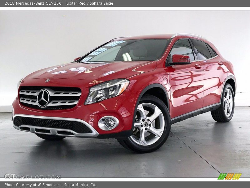 Jupiter Red / Sahara Beige 2018 Mercedes-Benz GLA 250