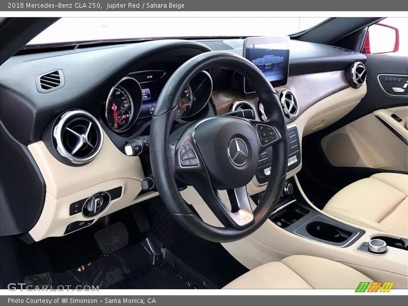 Jupiter Red / Sahara Beige 2018 Mercedes-Benz GLA 250