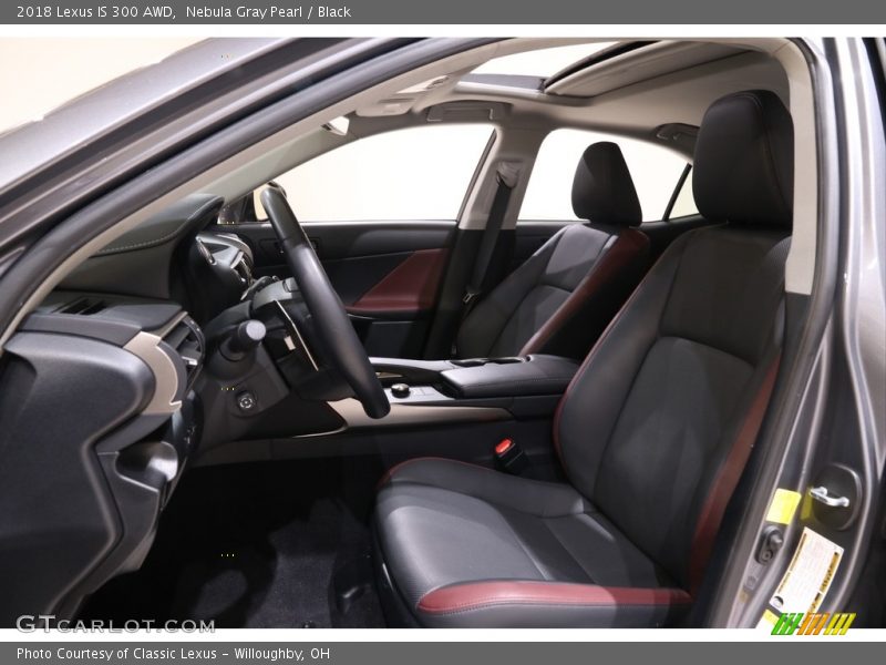 Nebula Gray Pearl / Black 2018 Lexus IS 300 AWD