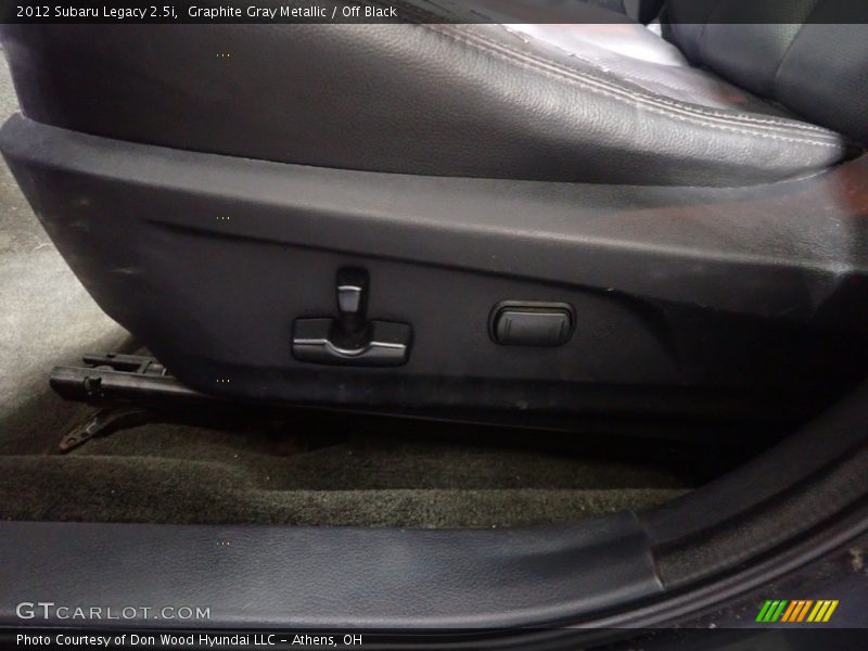 Graphite Gray Metallic / Off Black 2012 Subaru Legacy 2.5i