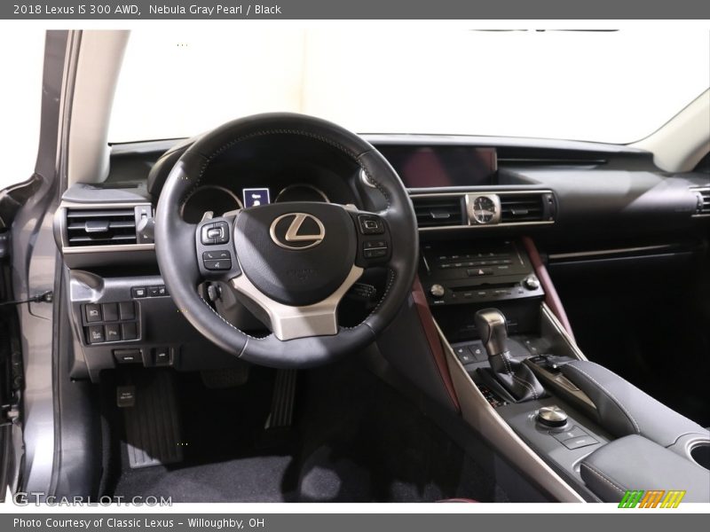 Nebula Gray Pearl / Black 2018 Lexus IS 300 AWD