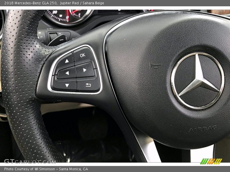 Jupiter Red / Sahara Beige 2018 Mercedes-Benz GLA 250