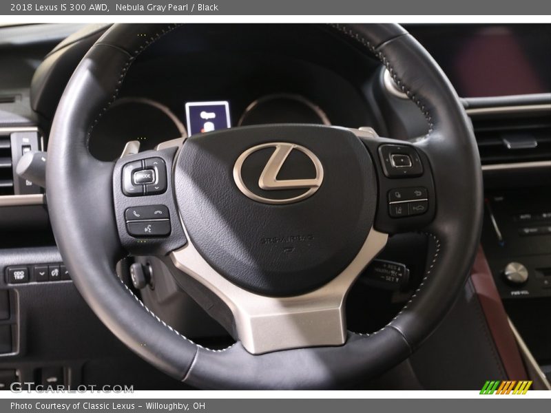 Nebula Gray Pearl / Black 2018 Lexus IS 300 AWD