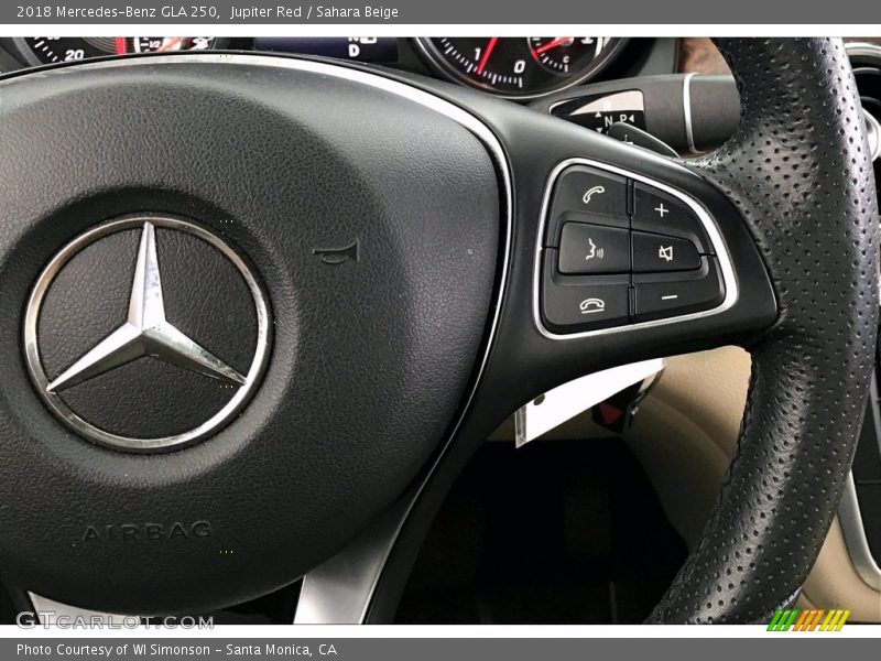 Jupiter Red / Sahara Beige 2018 Mercedes-Benz GLA 250