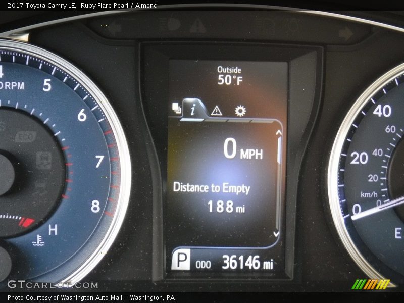 Ruby Flare Pearl / Almond 2017 Toyota Camry LE