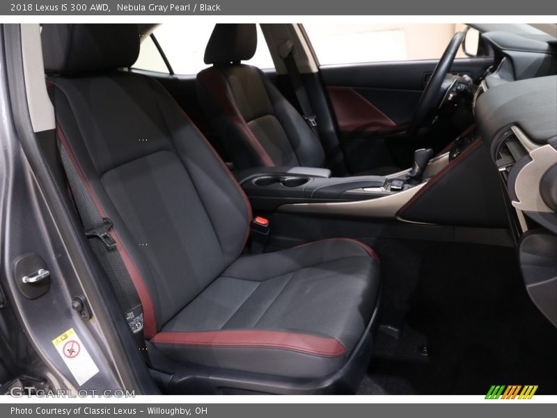 Nebula Gray Pearl / Black 2018 Lexus IS 300 AWD