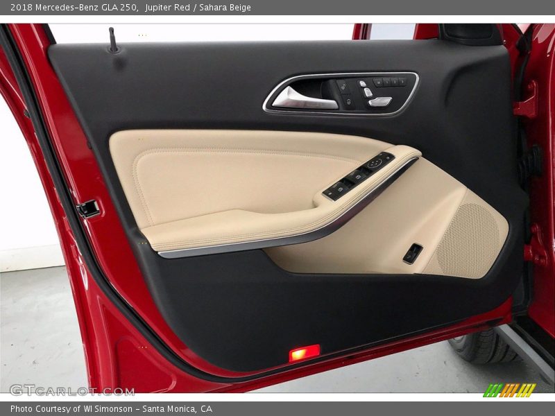 Jupiter Red / Sahara Beige 2018 Mercedes-Benz GLA 250