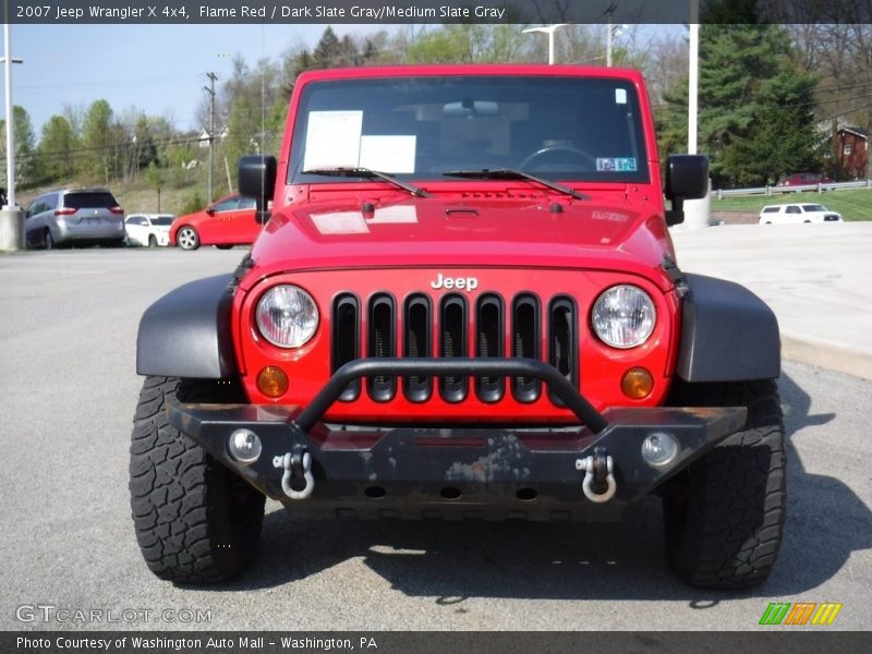 Flame Red / Dark Slate Gray/Medium Slate Gray 2007 Jeep Wrangler X 4x4