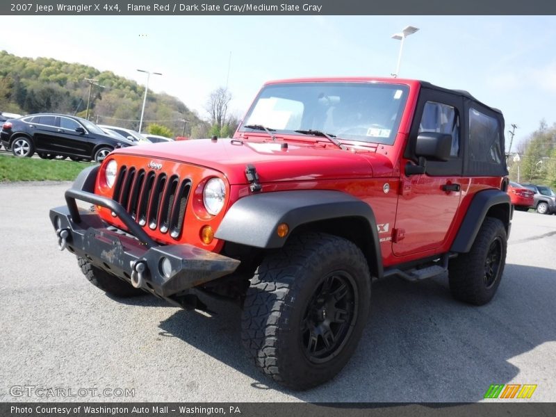 Flame Red / Dark Slate Gray/Medium Slate Gray 2007 Jeep Wrangler X 4x4