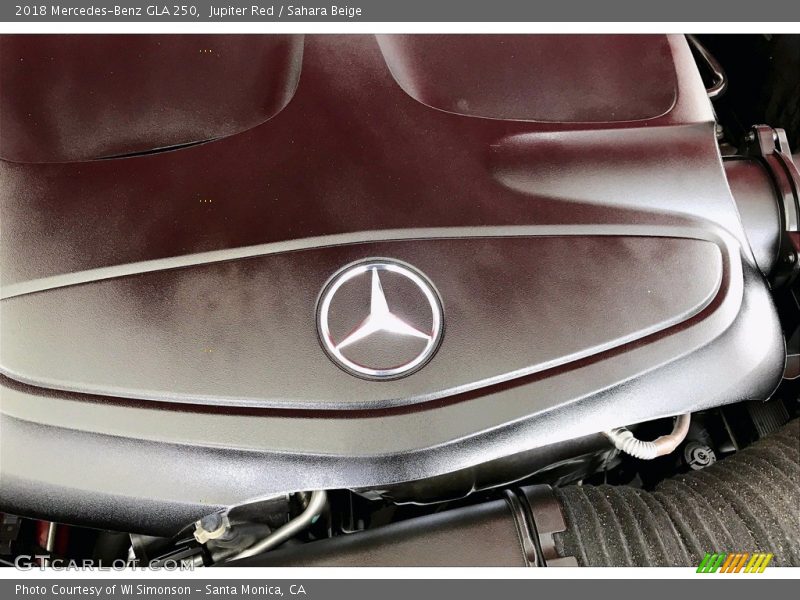 Jupiter Red / Sahara Beige 2018 Mercedes-Benz GLA 250