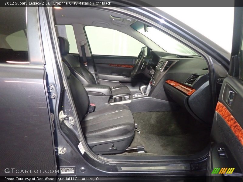 Graphite Gray Metallic / Off Black 2012 Subaru Legacy 2.5i