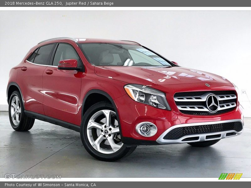 Jupiter Red / Sahara Beige 2018 Mercedes-Benz GLA 250