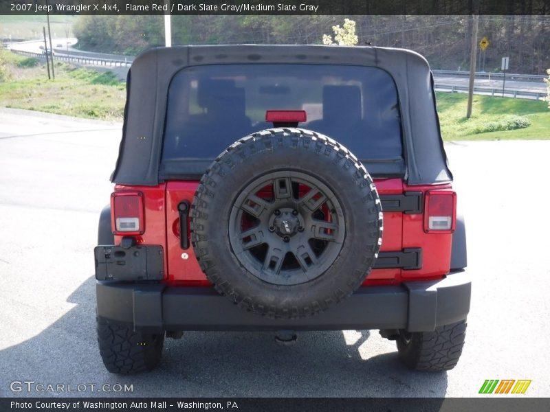 Flame Red / Dark Slate Gray/Medium Slate Gray 2007 Jeep Wrangler X 4x4