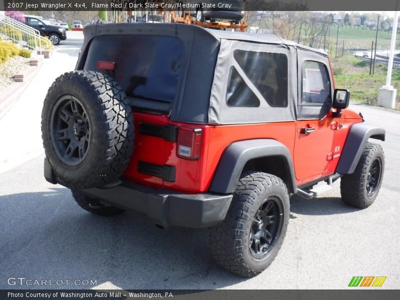 Flame Red / Dark Slate Gray/Medium Slate Gray 2007 Jeep Wrangler X 4x4