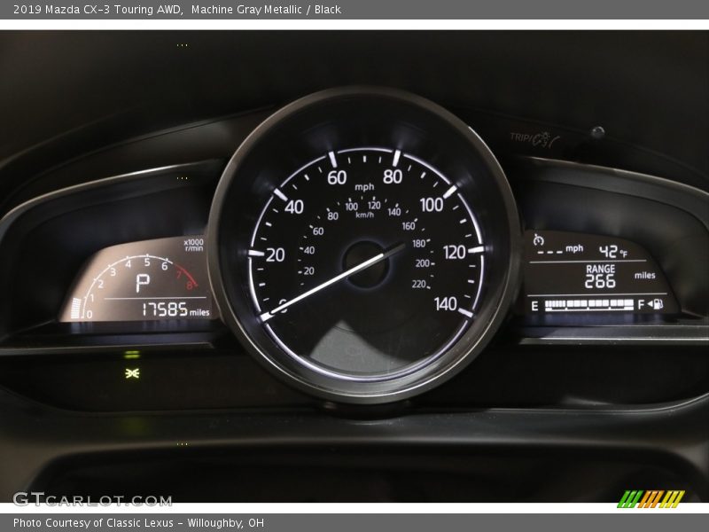 Machine Gray Metallic / Black 2019 Mazda CX-3 Touring AWD