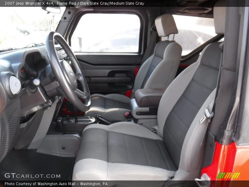 Flame Red / Dark Slate Gray/Medium Slate Gray 2007 Jeep Wrangler X 4x4