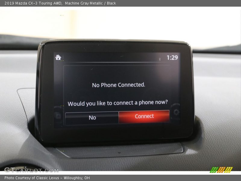 Machine Gray Metallic / Black 2019 Mazda CX-3 Touring AWD