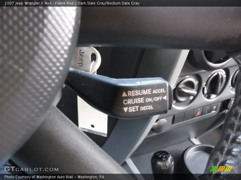 Flame Red / Dark Slate Gray/Medium Slate Gray 2007 Jeep Wrangler X 4x4