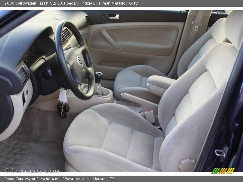 Indigo Blue Pearl Metallic / Grey 2000 Volkswagen Passat GLS 1.8T Sedan