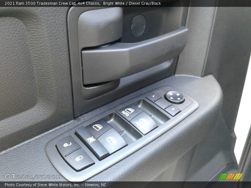Bright White / Diesel Gray/Black 2021 Ram 3500 Tradesman Crew Cab 4x4 Chassis