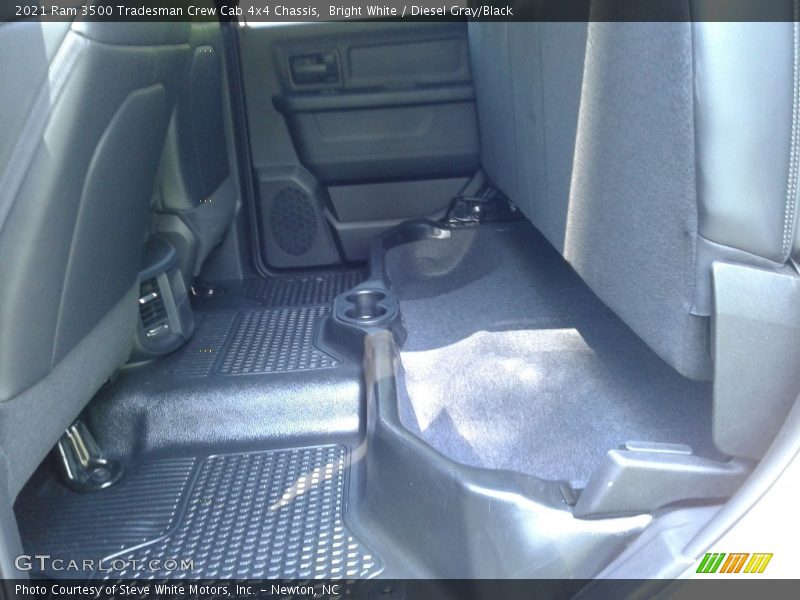 Bright White / Diesel Gray/Black 2021 Ram 3500 Tradesman Crew Cab 4x4 Chassis