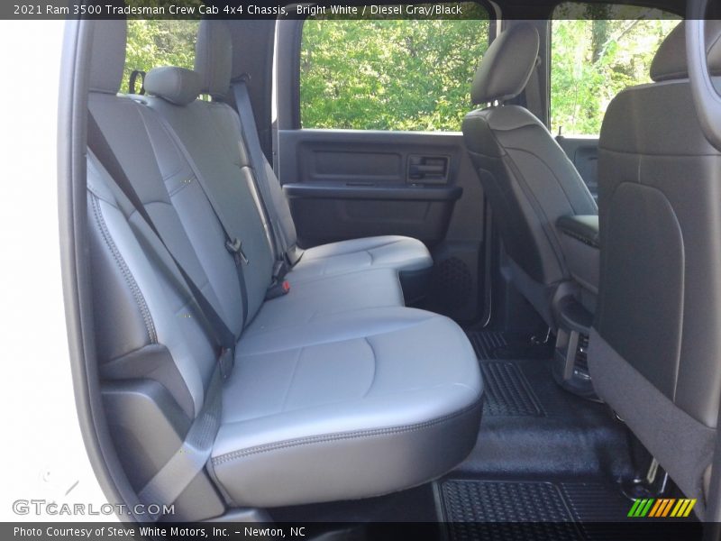 Bright White / Diesel Gray/Black 2021 Ram 3500 Tradesman Crew Cab 4x4 Chassis