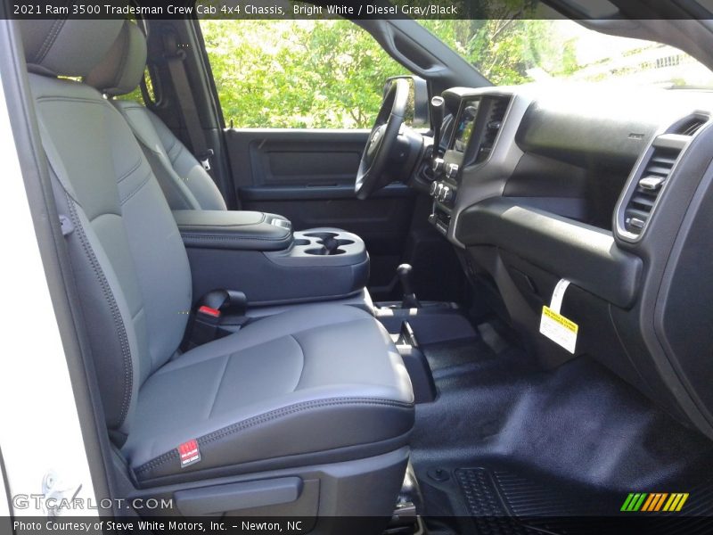 Bright White / Diesel Gray/Black 2021 Ram 3500 Tradesman Crew Cab 4x4 Chassis