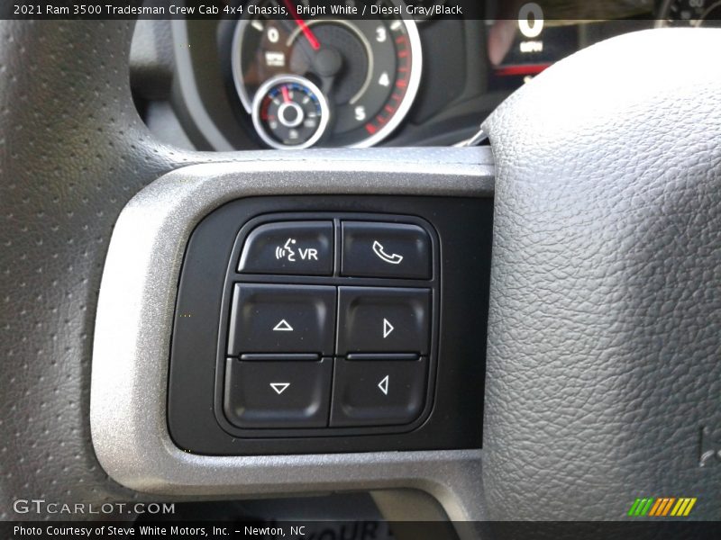 Bright White / Diesel Gray/Black 2021 Ram 3500 Tradesman Crew Cab 4x4 Chassis