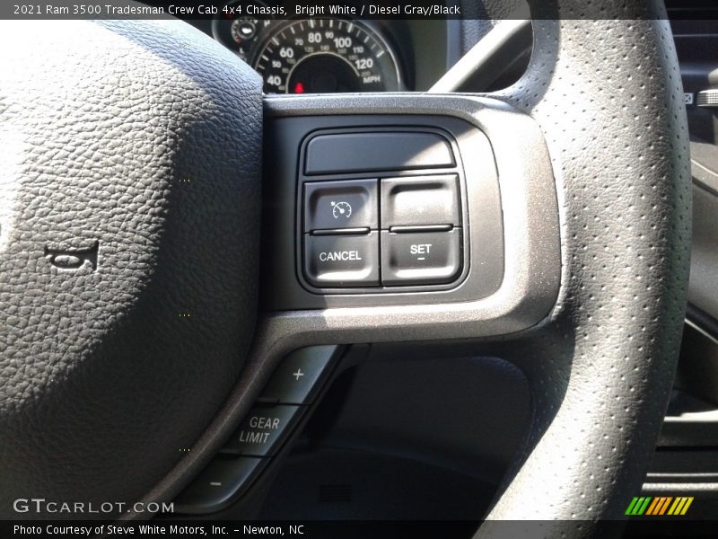 Bright White / Diesel Gray/Black 2021 Ram 3500 Tradesman Crew Cab 4x4 Chassis
