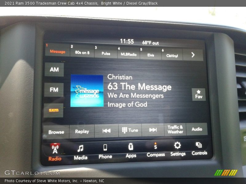 Bright White / Diesel Gray/Black 2021 Ram 3500 Tradesman Crew Cab 4x4 Chassis