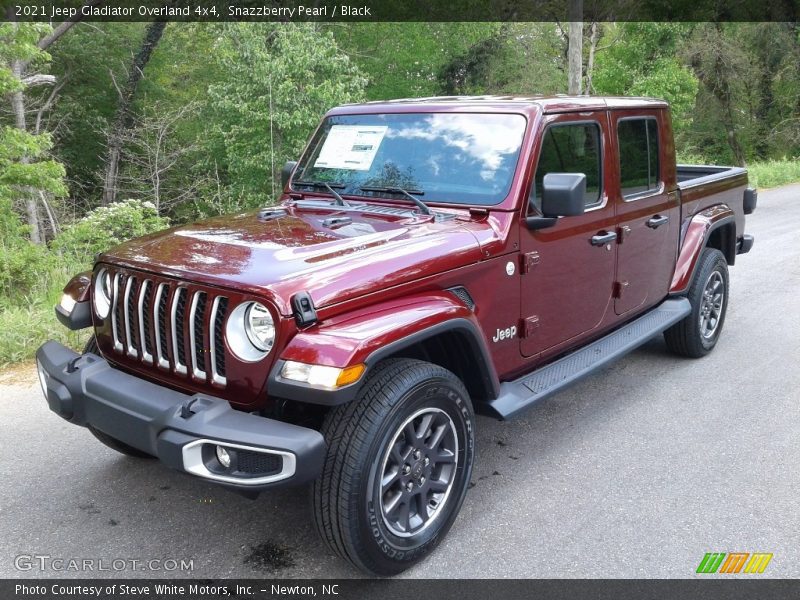 Snazzberry Pearl / Black 2021 Jeep Gladiator Overland 4x4