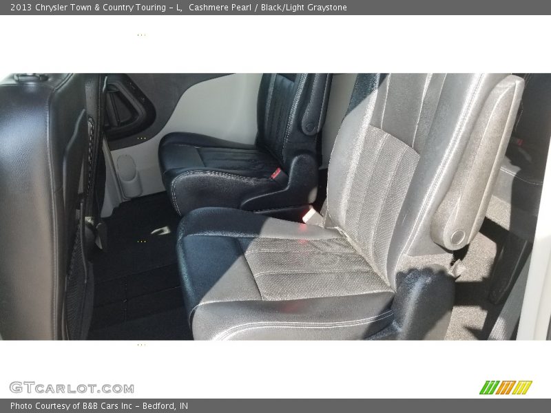 Cashmere Pearl / Black/Light Graystone 2013 Chrysler Town & Country Touring - L