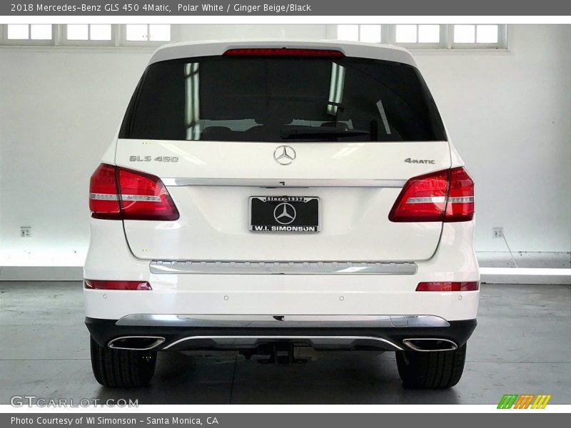 Polar White / Ginger Beige/Black 2018 Mercedes-Benz GLS 450 4Matic