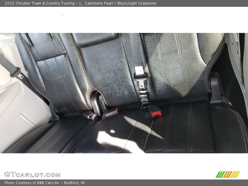 Cashmere Pearl / Black/Light Graystone 2013 Chrysler Town & Country Touring - L