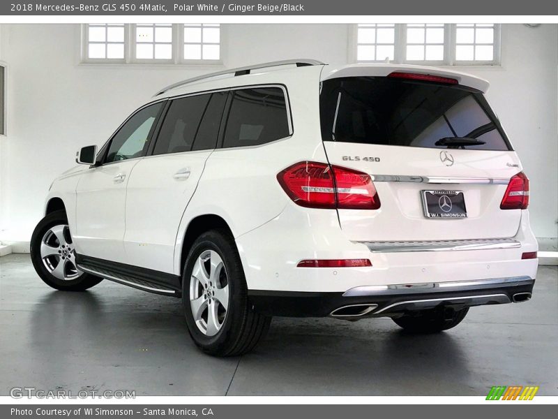 Polar White / Ginger Beige/Black 2018 Mercedes-Benz GLS 450 4Matic