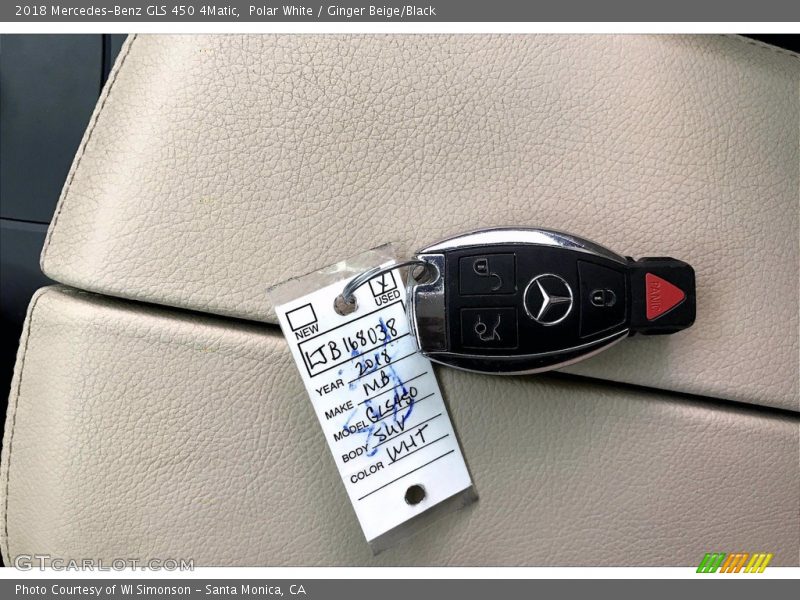 Polar White / Ginger Beige/Black 2018 Mercedes-Benz GLS 450 4Matic