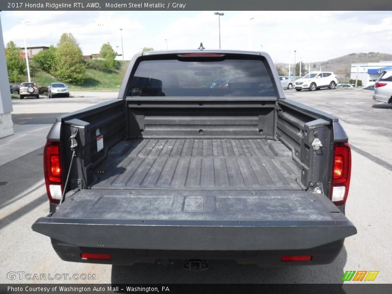 Modern Steel Metallic / Gray 2017 Honda Ridgeline RTL AWD