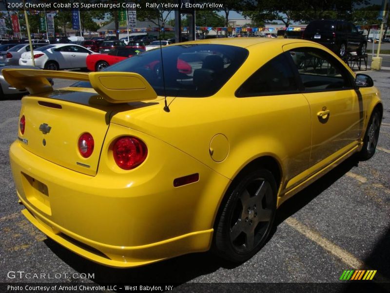 Rally Yellow / Ebony/Yellow 2006 Chevrolet Cobalt SS Supercharged Coupe