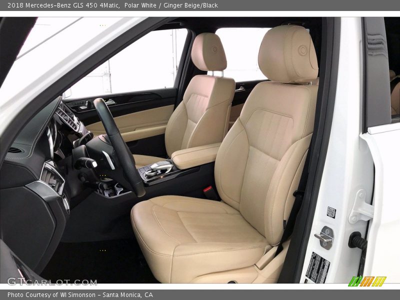 Polar White / Ginger Beige/Black 2018 Mercedes-Benz GLS 450 4Matic
