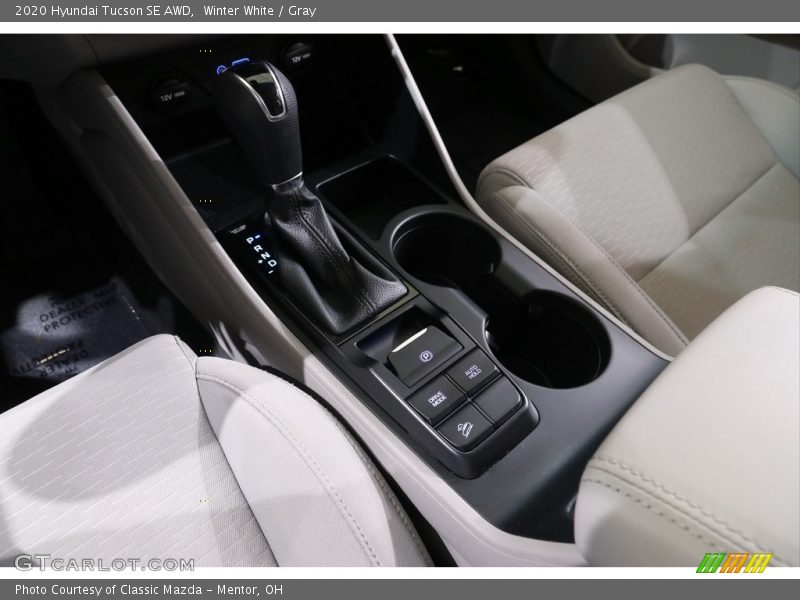 Winter White / Gray 2020 Hyundai Tucson SE AWD